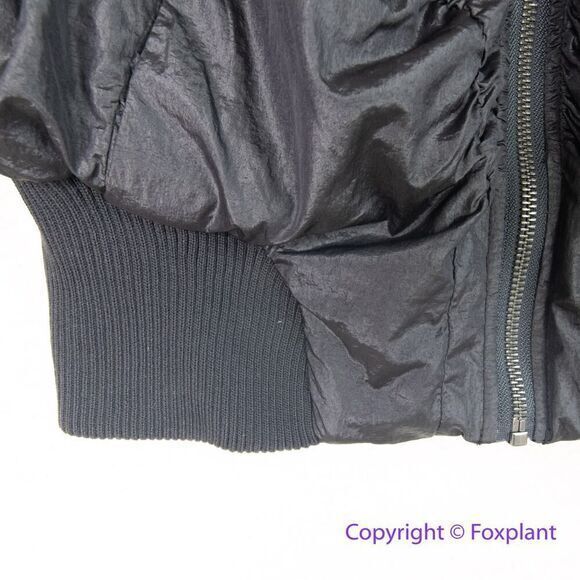 New! Free People‎ Movement Black Glitz Blitz Bomber Jacket, size S - Picture 8 of 16